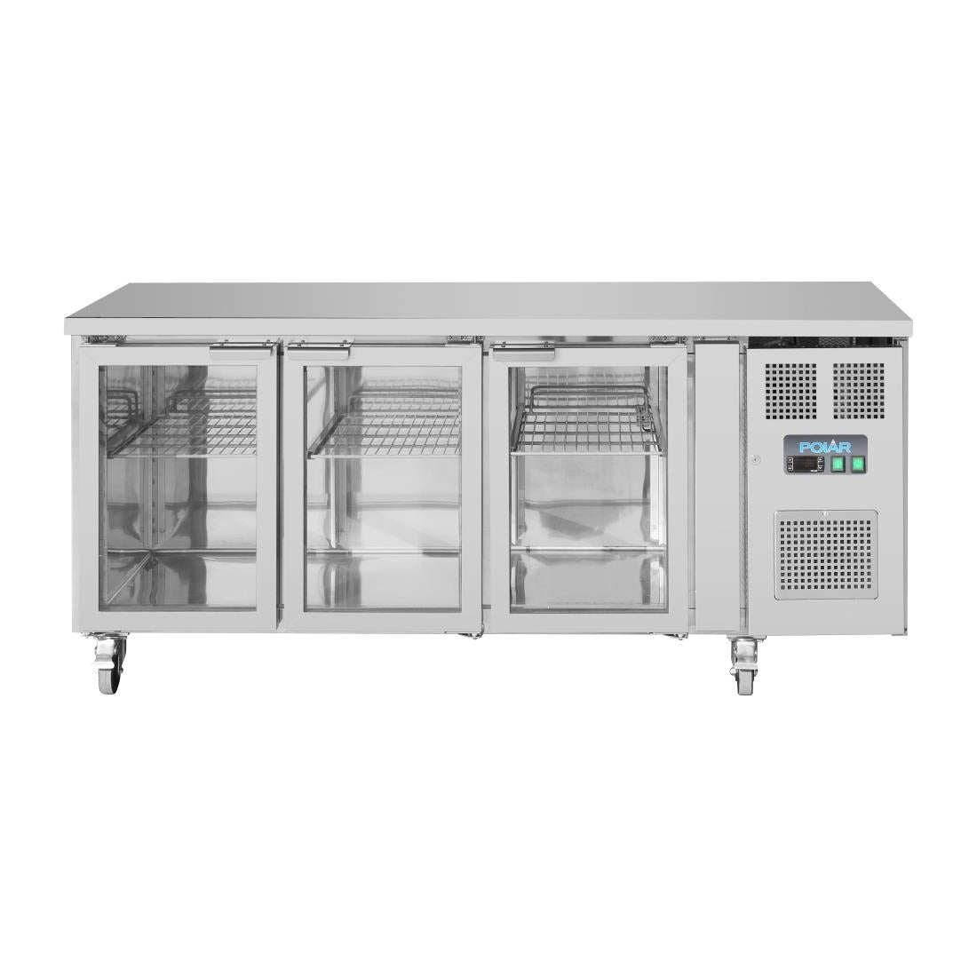 Polar U-Series 3 Door Counter with Glass Doors UA024-A