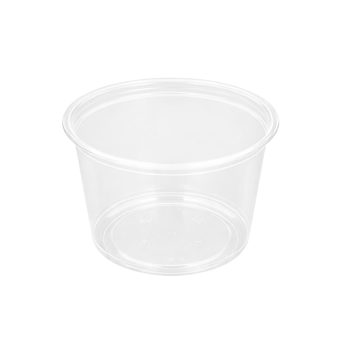 PakMax 117mm 16oz PET Deli Container DELI-117-16C - Whisk Hospitality - DELI-117-16C