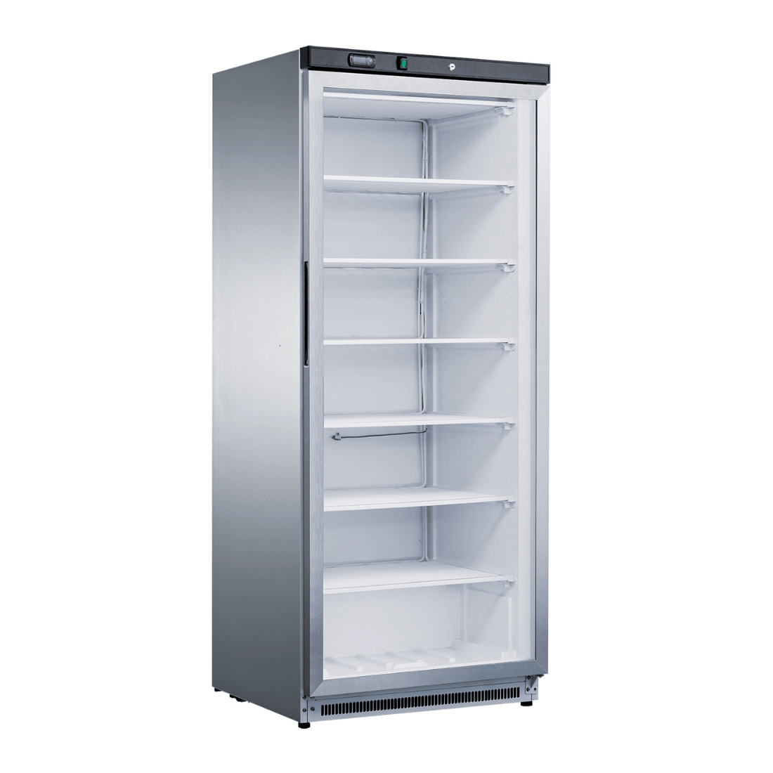 Fed-X Stainless Steel Upright Static Display Freezer XF600SG