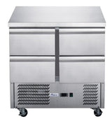 FED-X Four Drawer Compact Workbench Fridge - XGNS900-4D