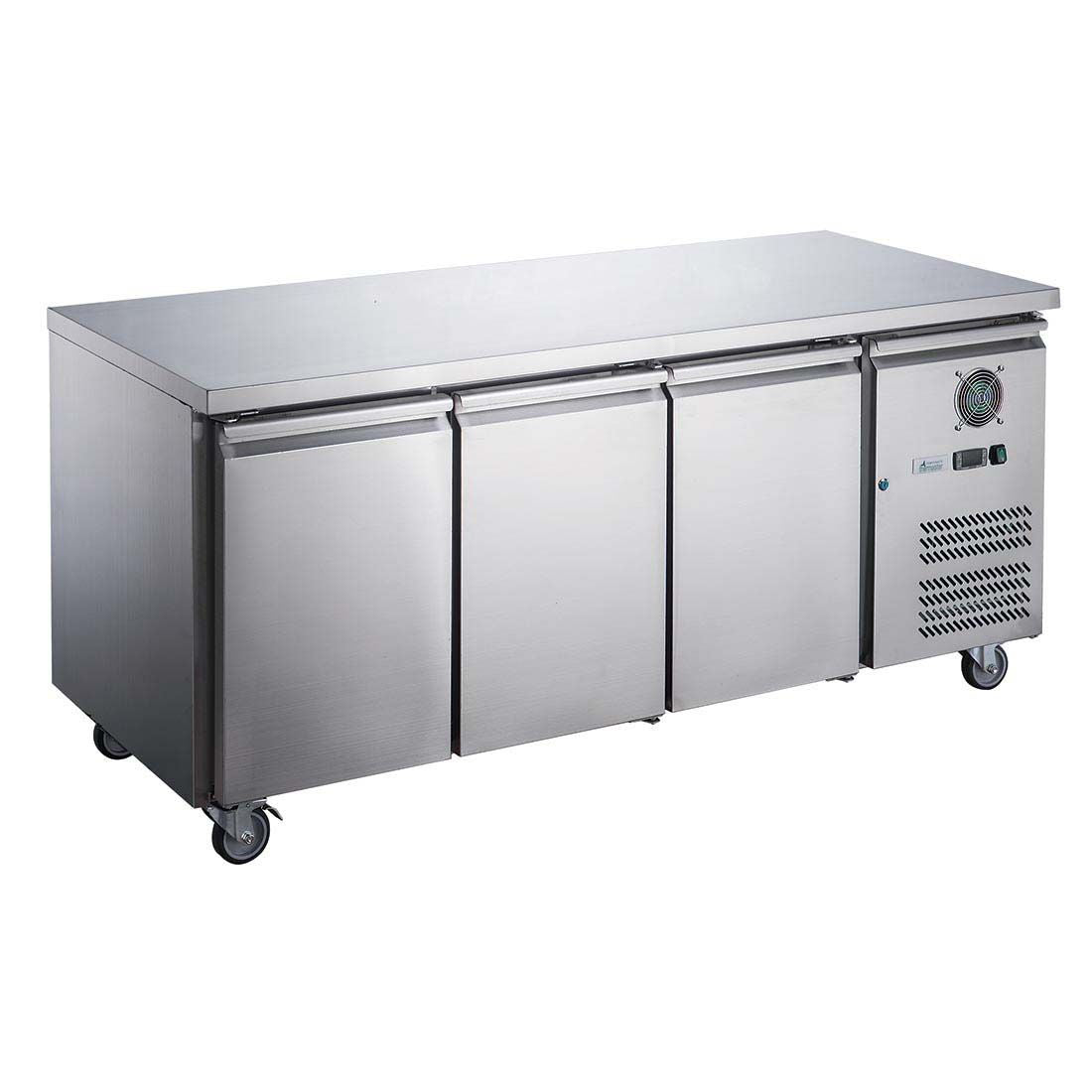 Ex-Showroom: FED-X S/S Three Door Bench Fridge XUB7C18S3V-QLD244