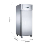 FED-X S/S Single Full Door Upright Freezer XURF600SFV