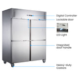 FED-X S/S Four Door Upright Fridge - XURC1410S2V