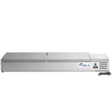 FED-X Salad Bench with Stainless Steel Lids - XVRX2000/380S