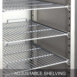 AG 650 Litre Upright Stainless Steel Door Freezer GNX650BT