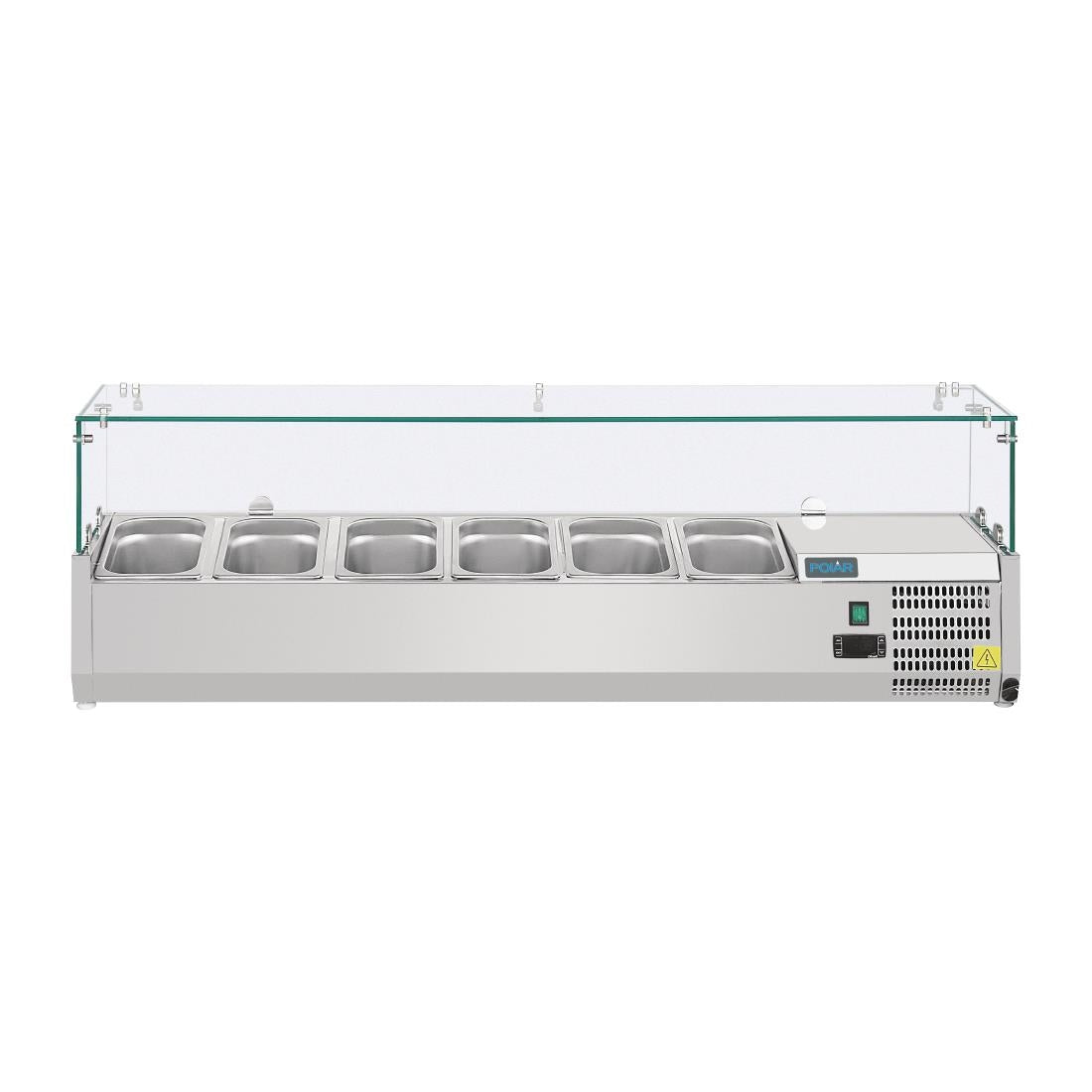 Polar G-Series Countertop Prep Fridge - 6 x GN 1/4