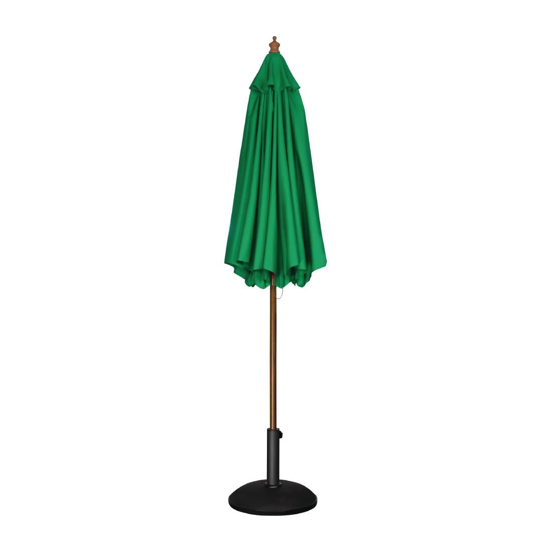 Bolero Green Round 2500mm Dia Pulley Parasol