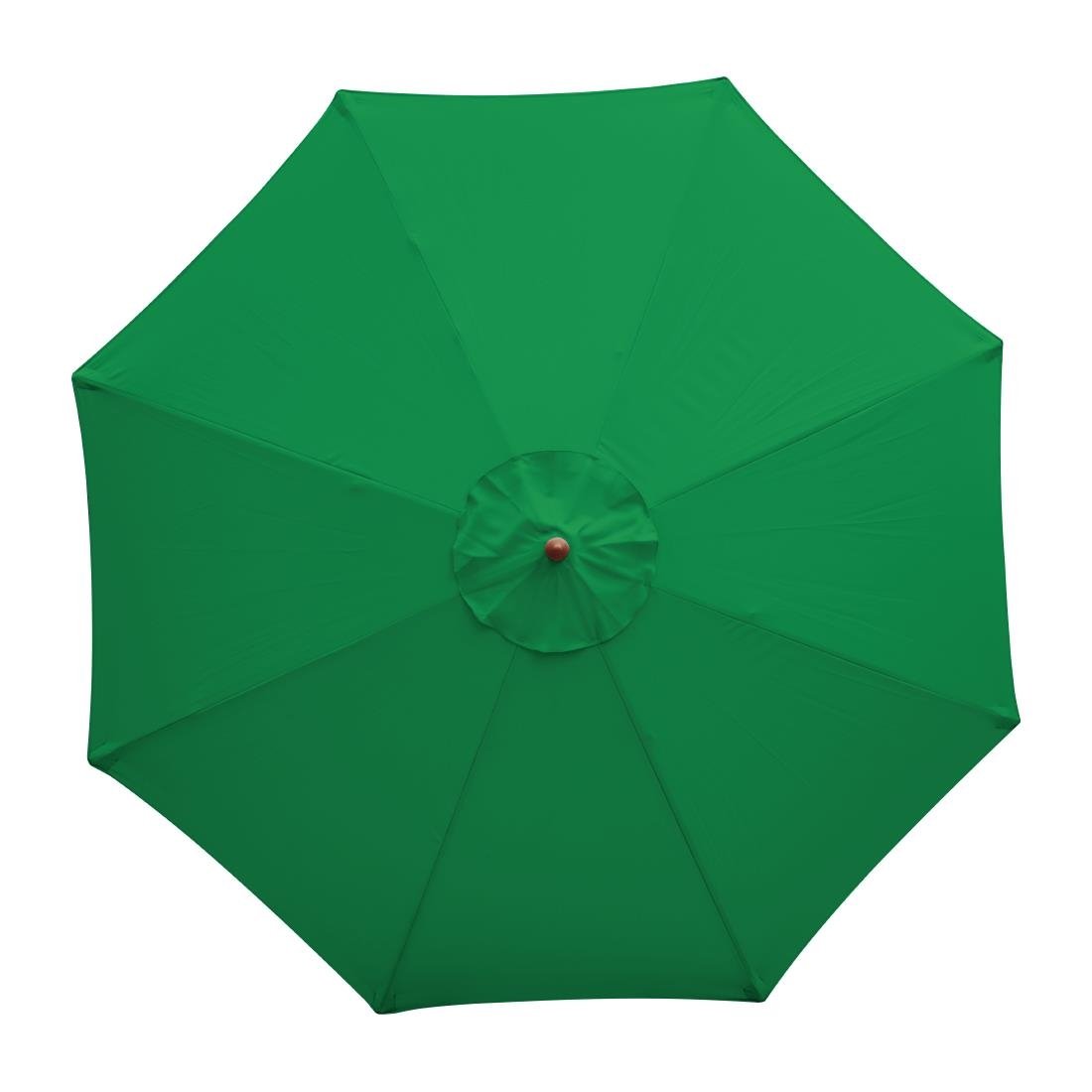 Bolero Green Round 2500mm Dia Pulley Parasol