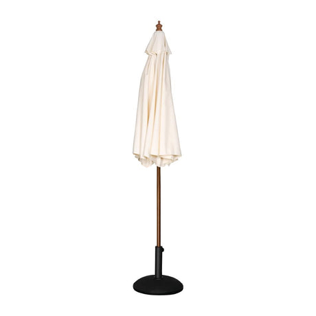 Bolero Cream Round - 2.5m Pulley Parasol