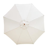 Bolero Cream Round - 2.5m Pulley Parasol