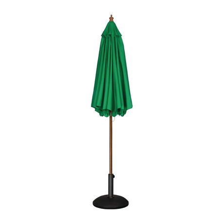 Bolero Green Round 3000mm Dia Pulley Parasol