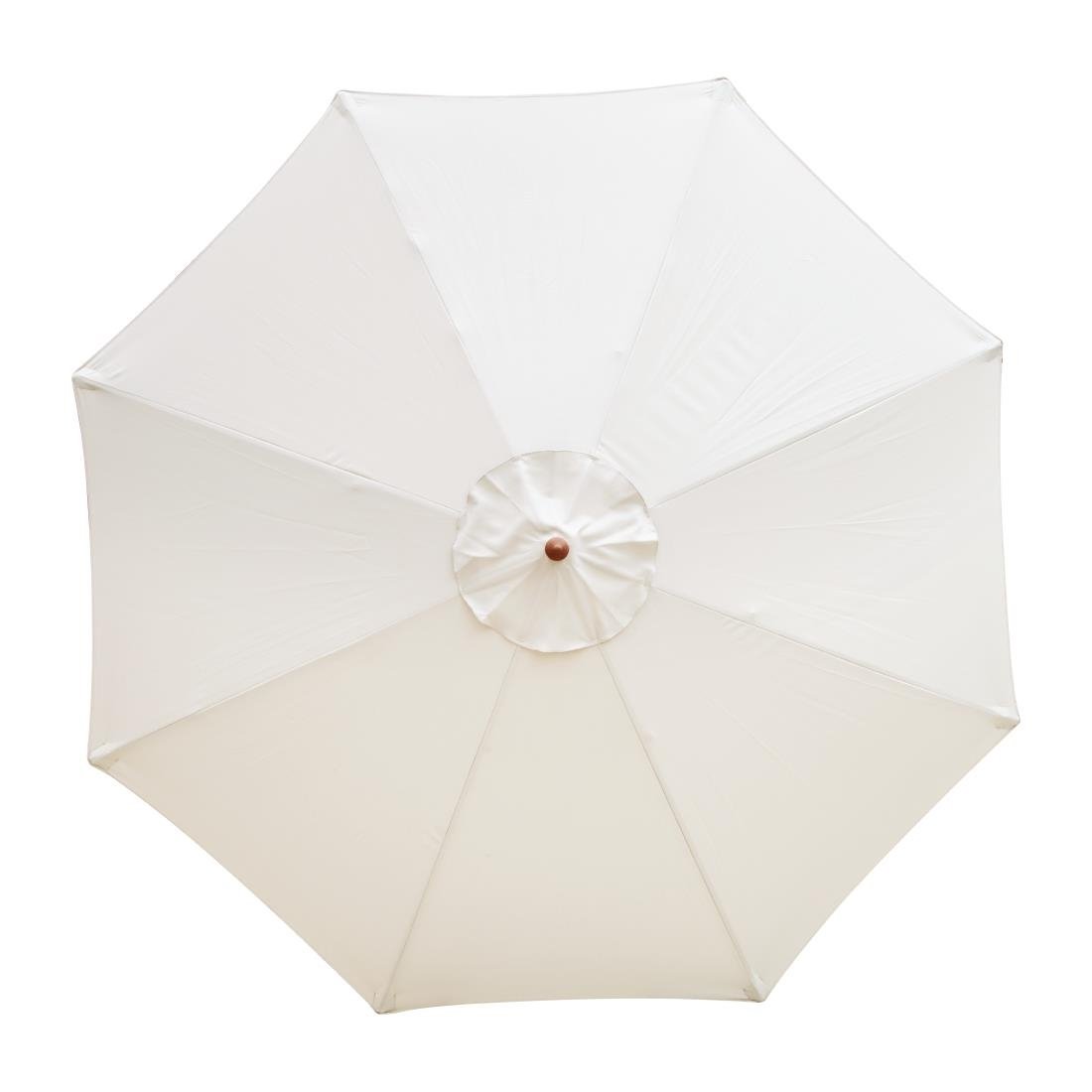 Bolero Cream Round - 3m Pulley Parasol