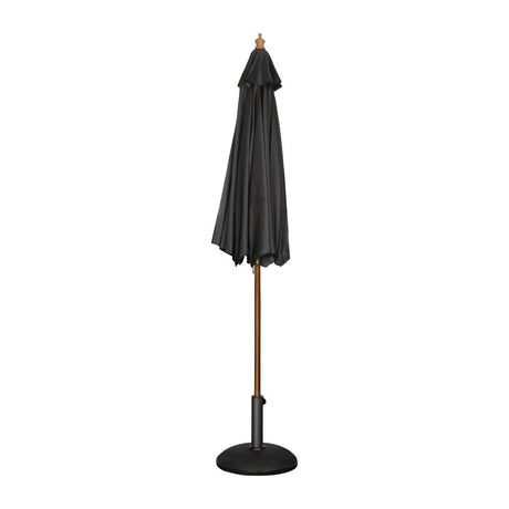 Bolero Black Round 3000mm Dia Pulley Parasol