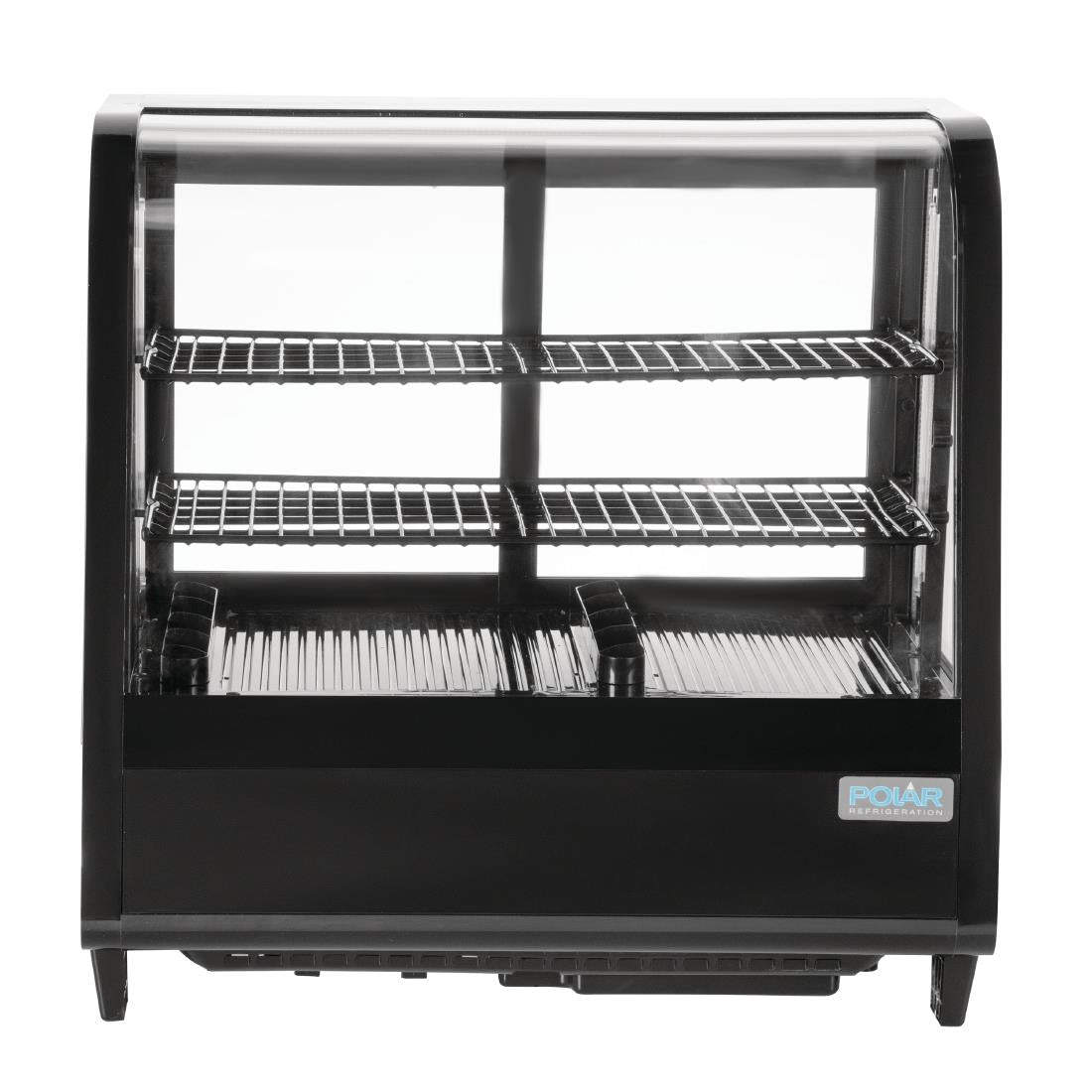 Polar C-Series Countertop Food Display Fridge Black 100Ltr