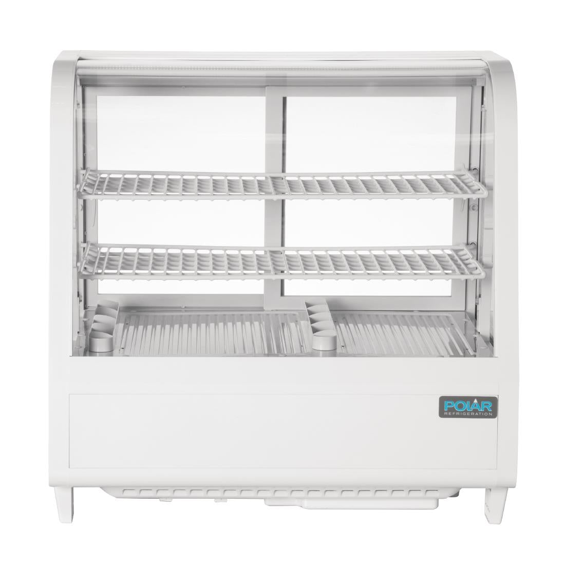 Polar C-Series Countertop Food Display Fridge White 100Ltr