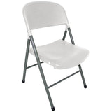 Bolero White Foldaway Utility Chair - (Pack of 2)