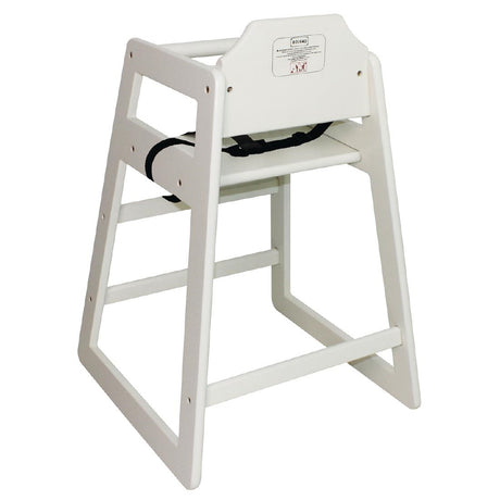 Bolero Wooden Highchair (Antique White)