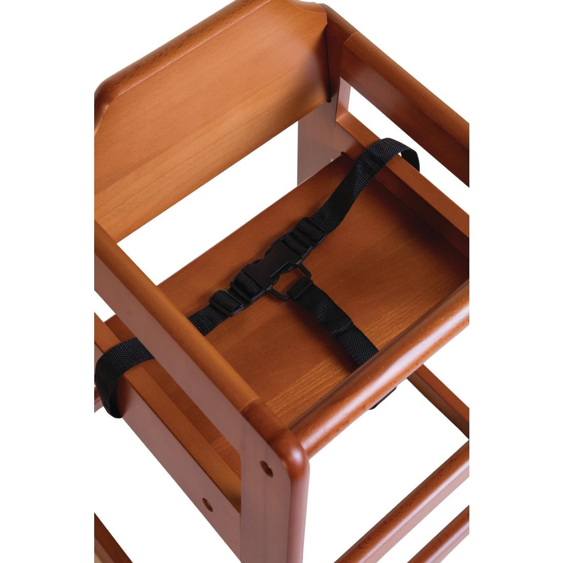 Bolero Wooden Highchair Dark Wood