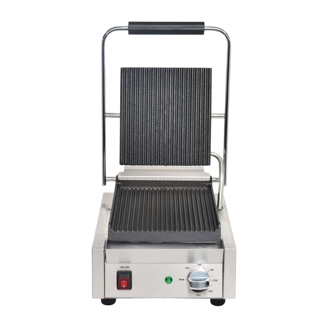 Apuro Bistro Contact Grill - Ribbed/Ribbed