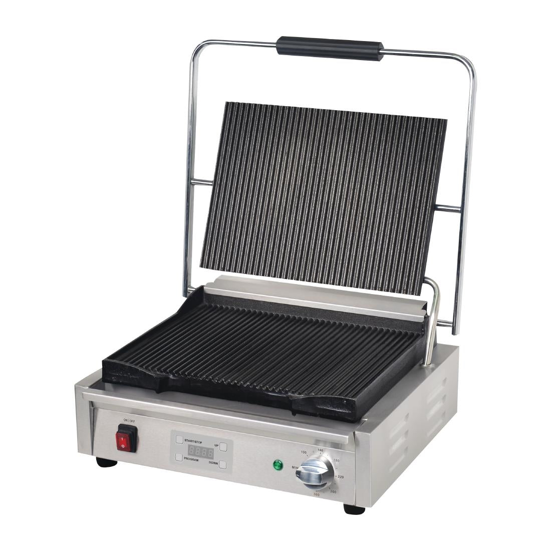 Apuro Contact Grill Large Ribbed/Ribbed