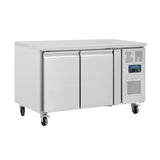 Polar U-Series Double Door Counter Fridge - 228Ltr