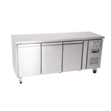 Polar U-Series Triple Door Counter Fridge 339Ltr