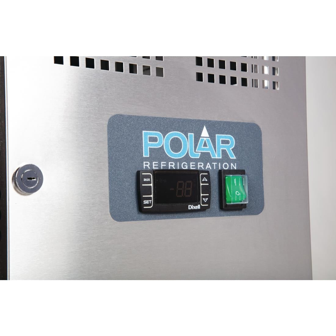 Polar U-Series Double Door Counter Fridge 282Ltr