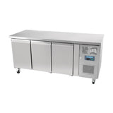 Polar U-Series Triple Door Counter Fridge 417Ltr