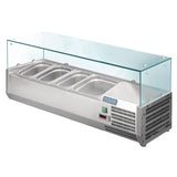 Polar G-Series Countertop Prep Fridge 3x 1/3GN & 1x 1/2GN