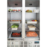 Polar G-Series Double Door Slimline Fridge - 960Ltr