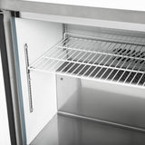 Polar U-Series Double Door Prep Counter Fridge - 527Ltr