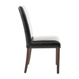 Bolero Faux Leather Dining Chair (Black) (Pack 2)