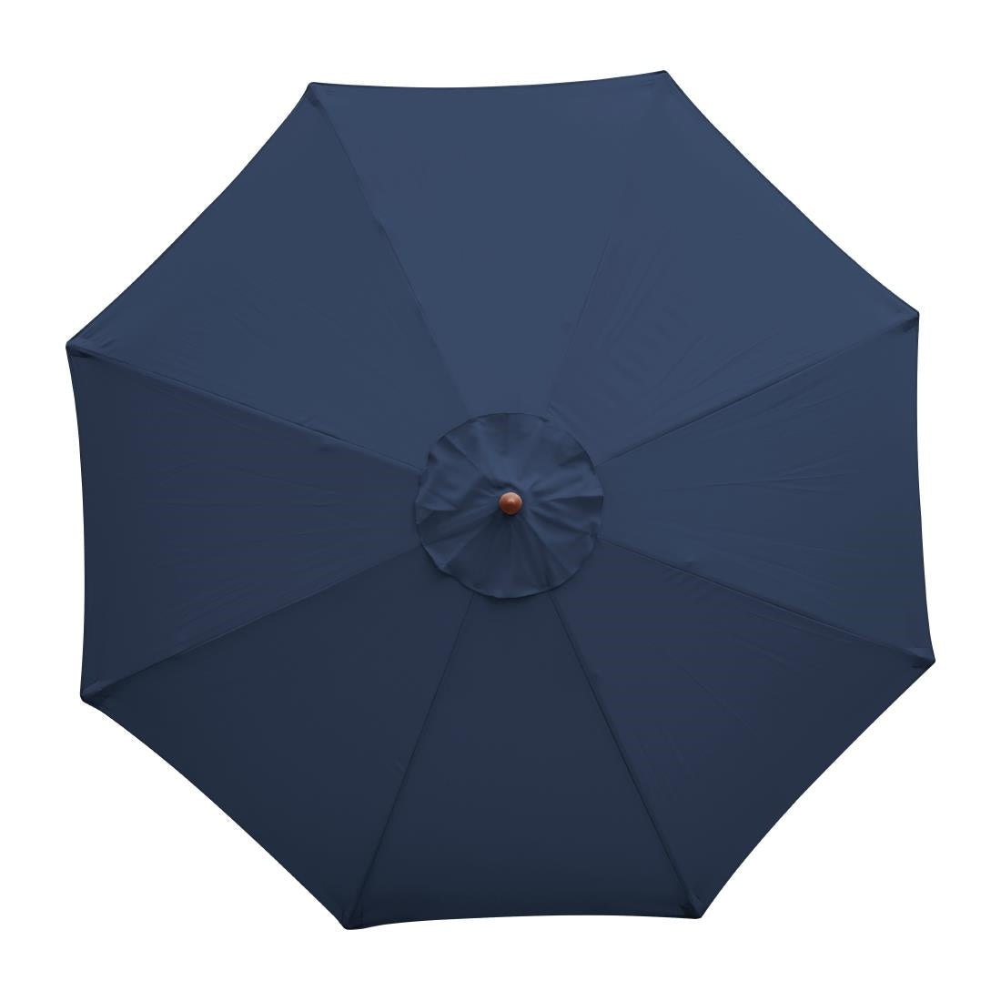 Bolero Navy Blue Round - 2.5m Pulley Parasol