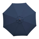 Bolero Navy Blue Round - 2.5m Pulley Parasol