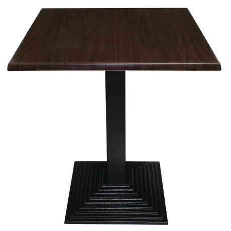 Bolero Square 700mm Table Top (Dark Brown)