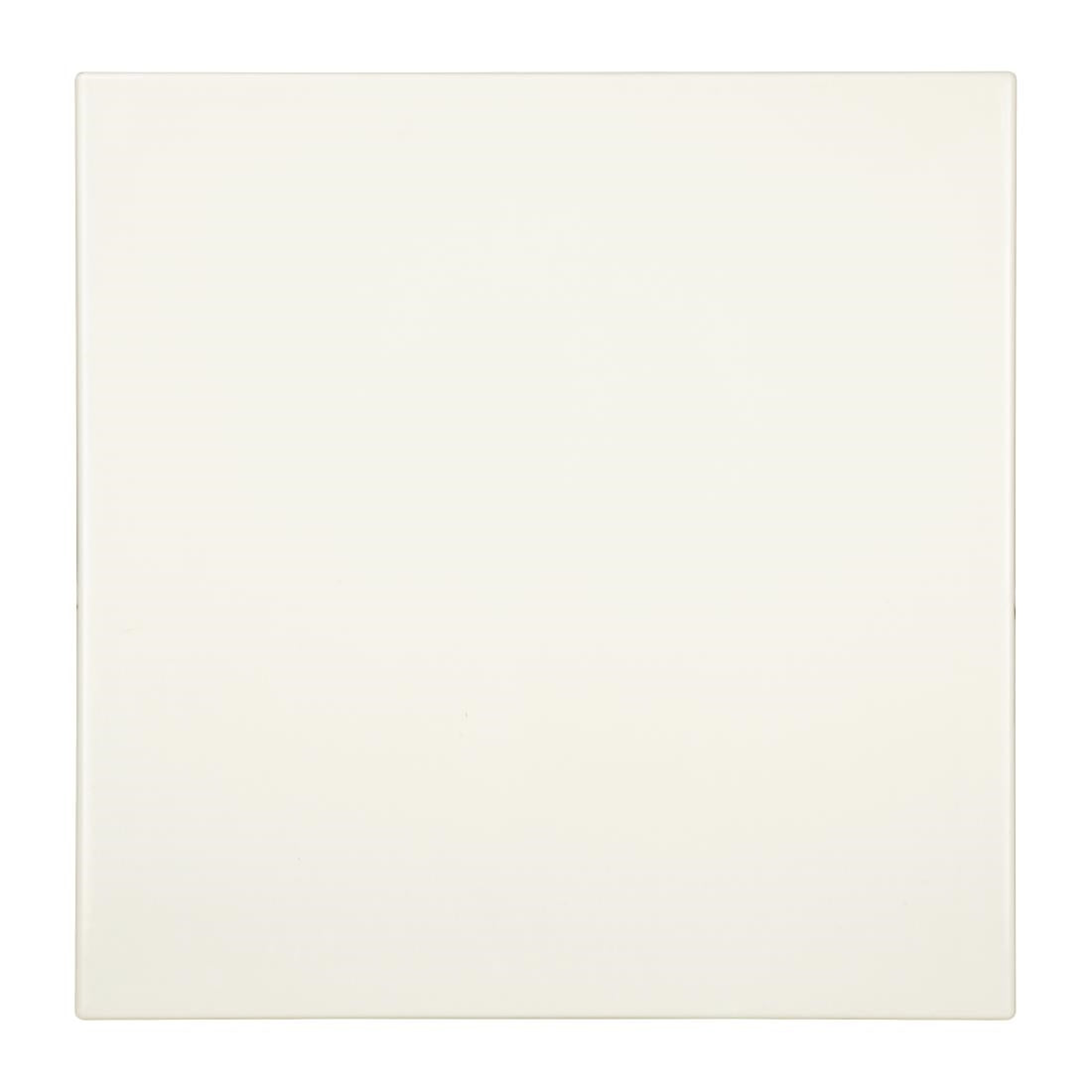 Bolero Square 700mm Table Top (White)