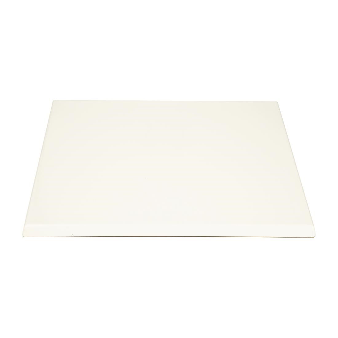 Bolero Square 700mm Table Top (White)