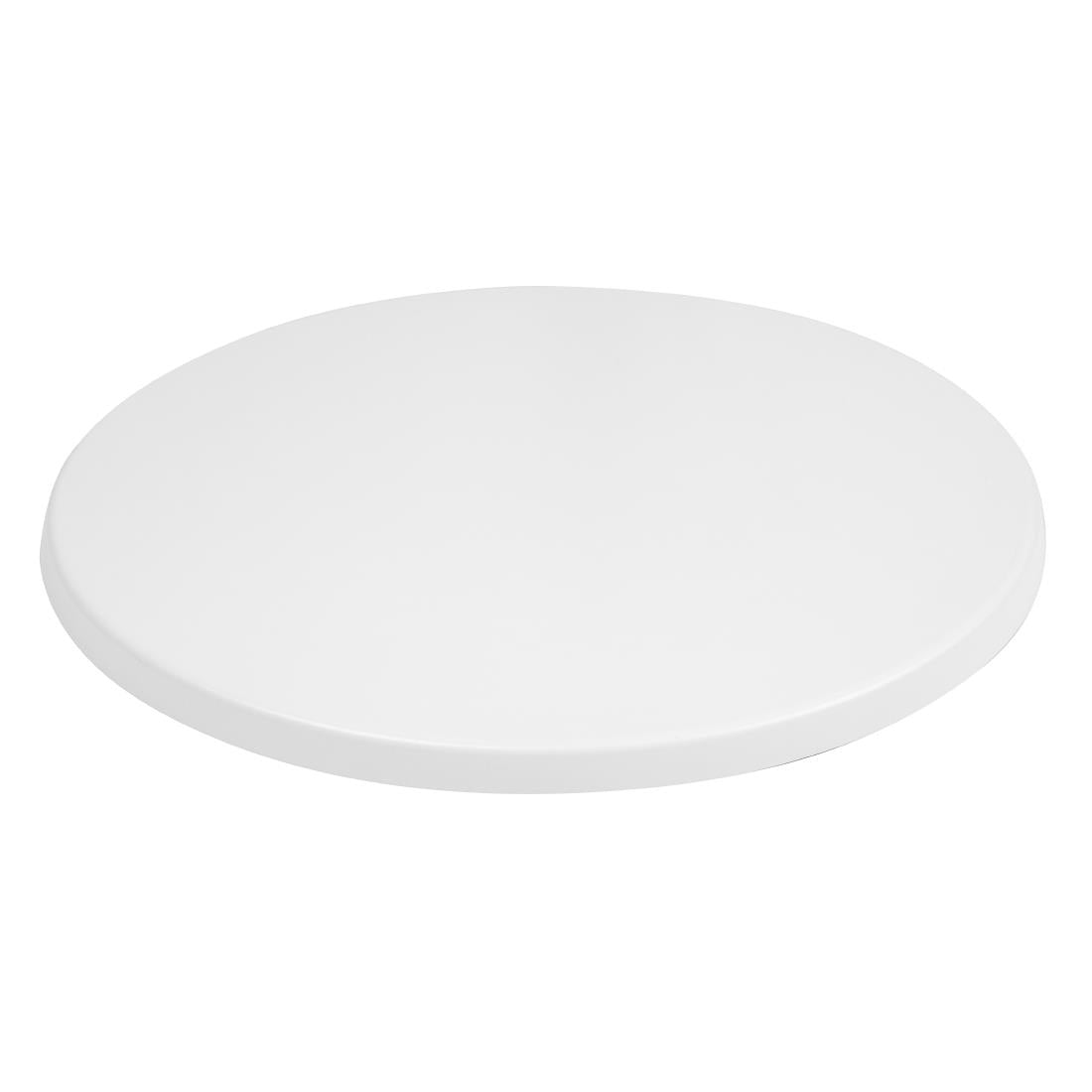 Bolero Round 600mm Table Top (White)