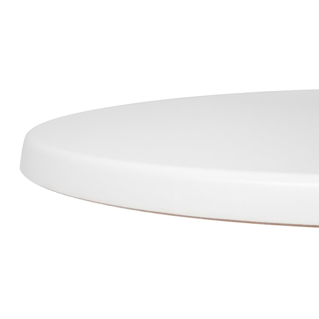 Bolero Round 600mm Table Top (White)