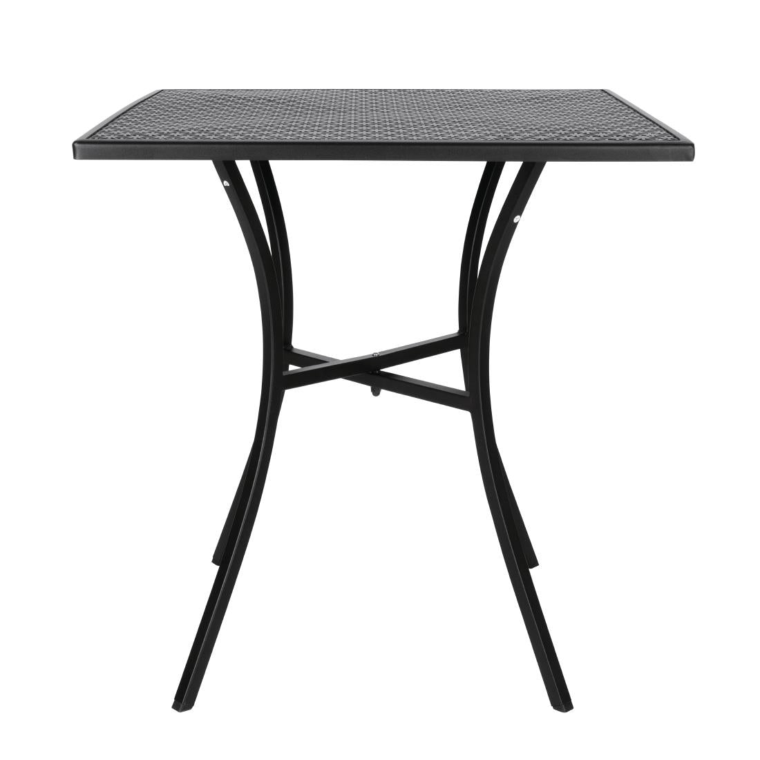 Bolero Black Steel Table