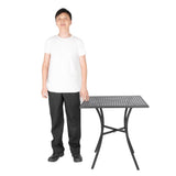 Bolero Black Steel Table