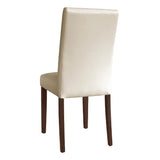 Bolero Faux Leather Dining Chair Cream (Box 2)