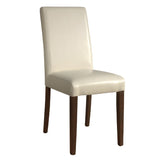 Bolero Faux Leather Dining Chair Cream (Box 2)