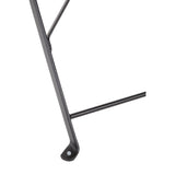 Bolero Black Pavement Style Steel Folding Chairs (Pack 2)