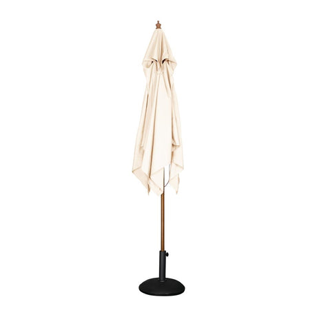 Bolero Cream Square 2500mm Pulley Parasol