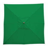 Bolero Green Square 2500mm Pulley Parasol