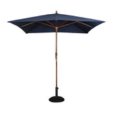 Bolero Navy Blue Square 2500mm Pulley Parasol