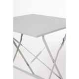 Bolero Grey Pavement Style Steel Table