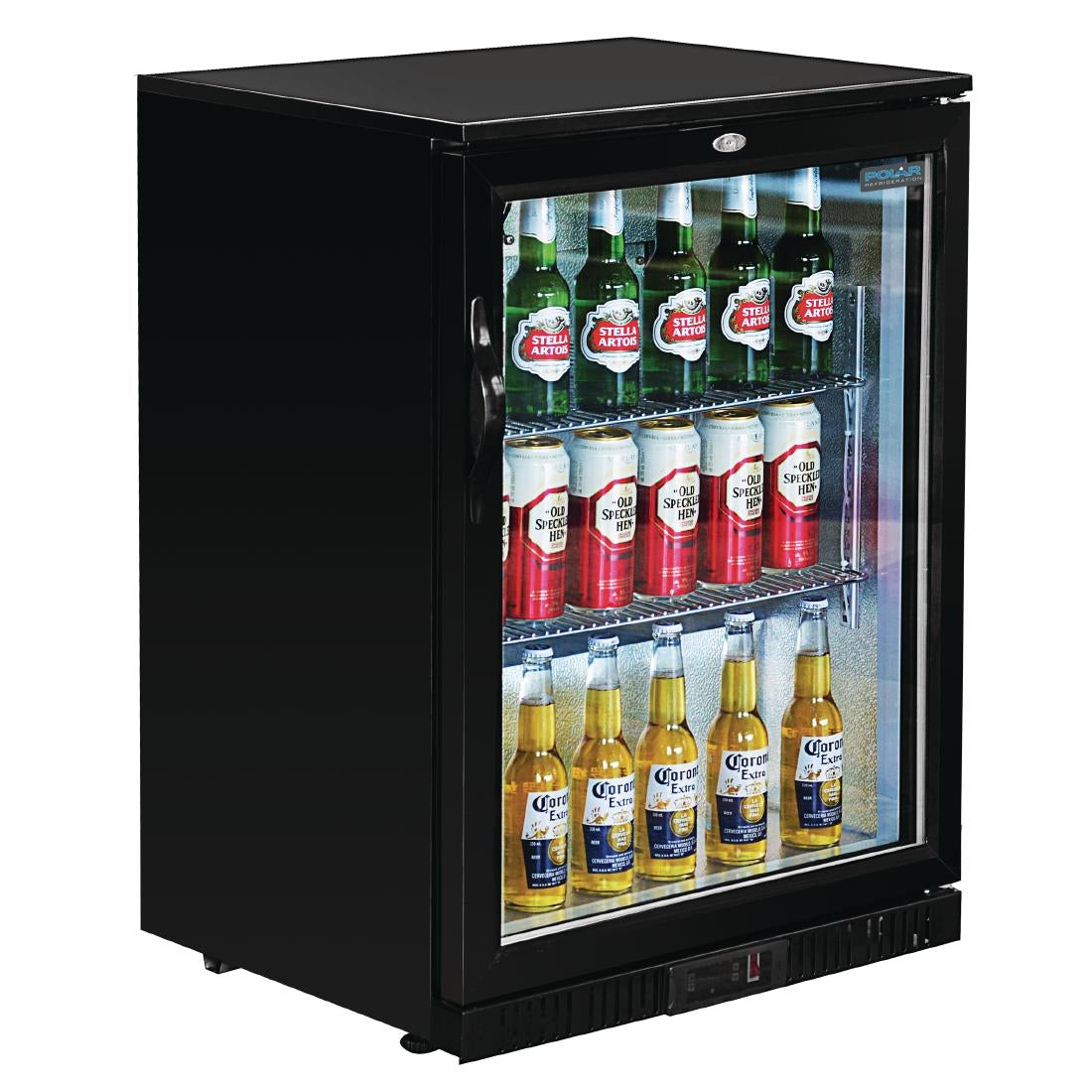 Polar G-Series Back Bar Cooler with 1 Hinged Door 138Ltr