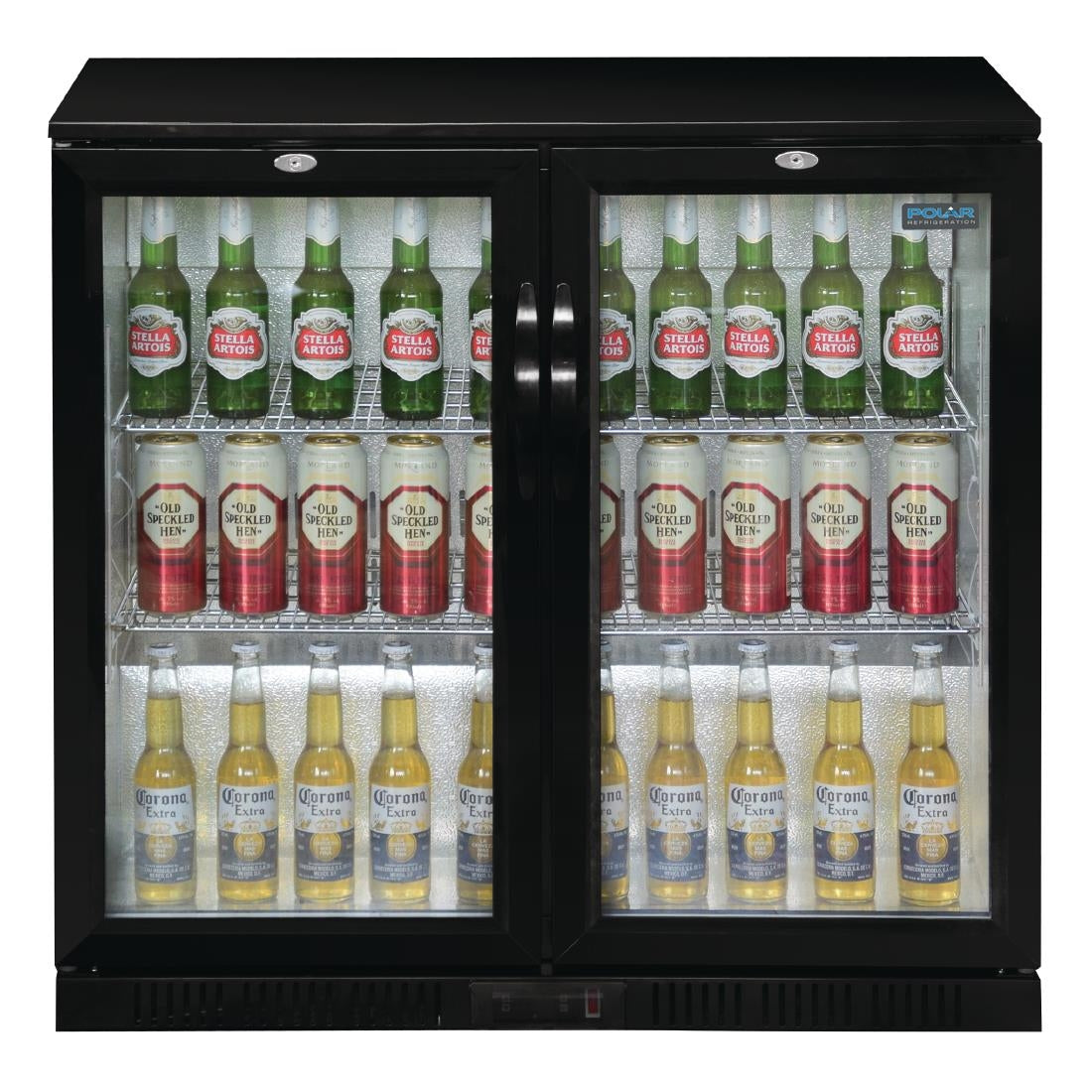 Polar G-Series Back Bar Cooler with 2 Hinged Doors 208Ltr